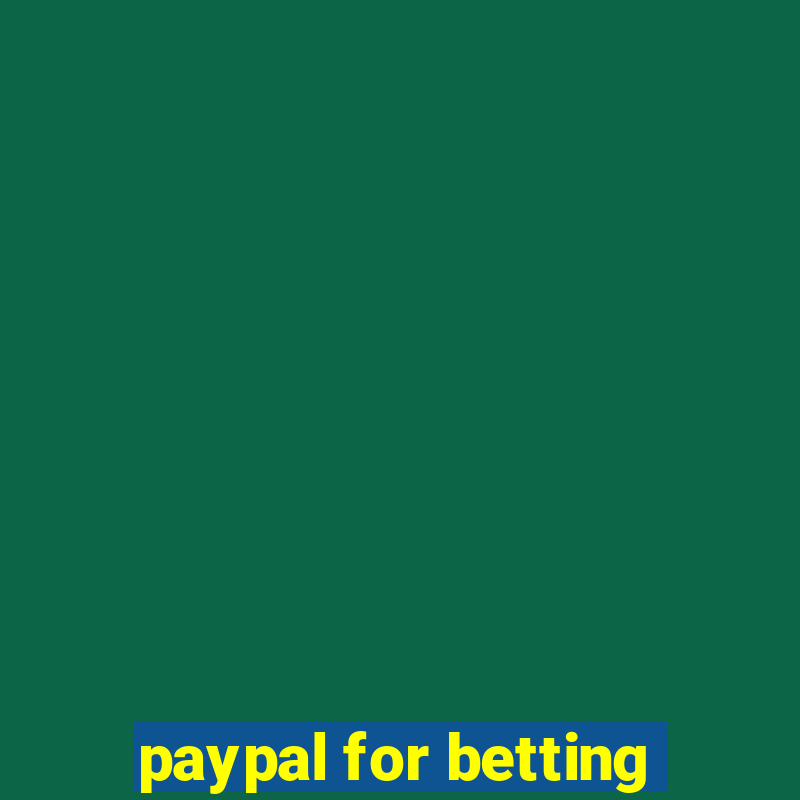 paypal for betting