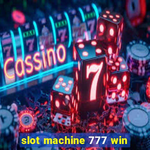 slot machine 777 win