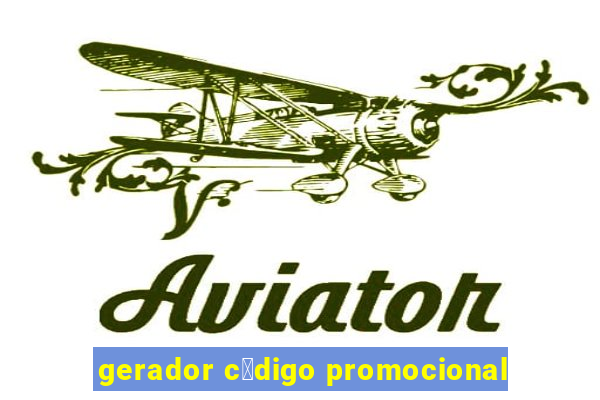 gerador c贸digo promocional