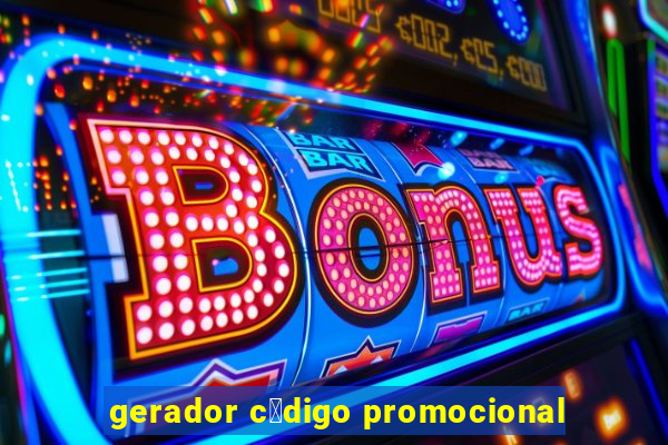 gerador c贸digo promocional