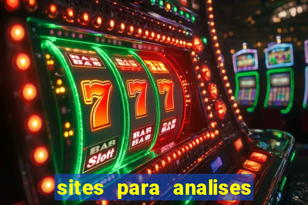 sites para analises de jogos de futebol