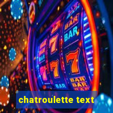 chatroulette text