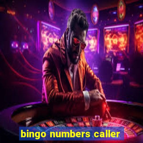 bingo numbers caller