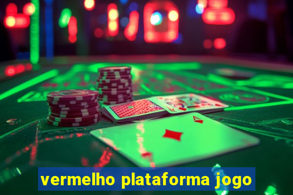 vermelho plataforma jogo