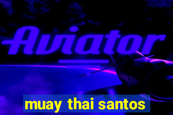 muay thai santos