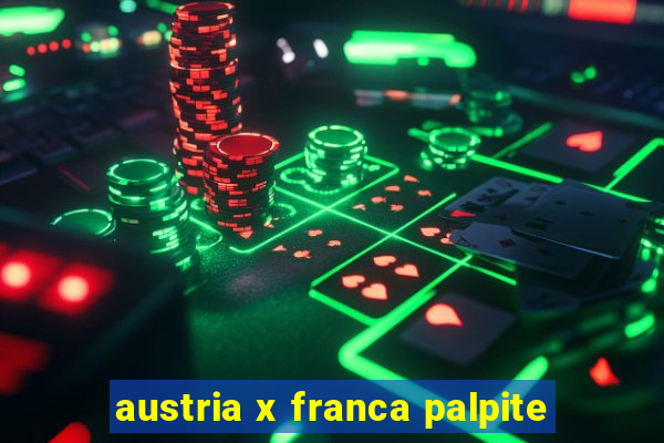 austria x franca palpite