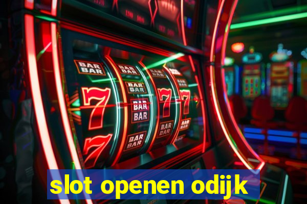 slot openen odijk