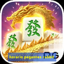 horario pagantes rabbit