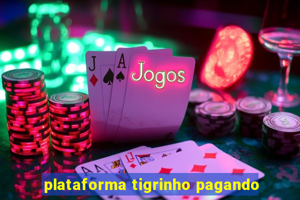 plataforma tigrinho pagando