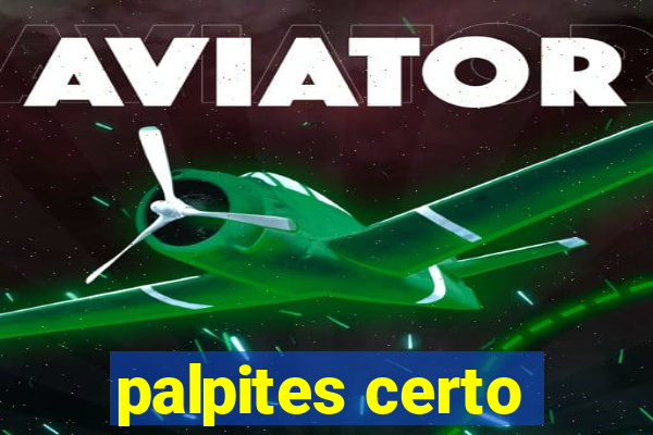 palpites certo