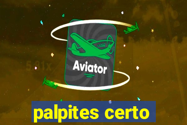 palpites certo