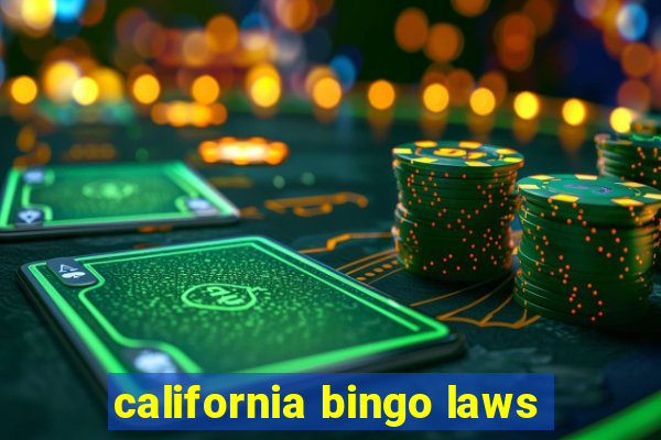 california bingo laws