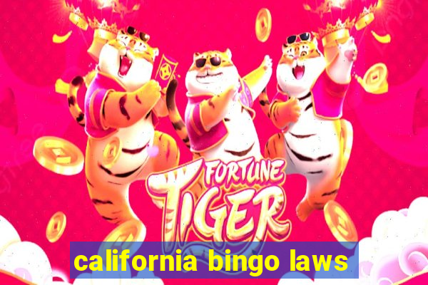 california bingo laws