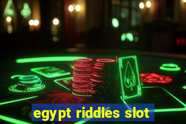 egypt riddles slot