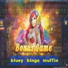 bluey bingo muffin and socks