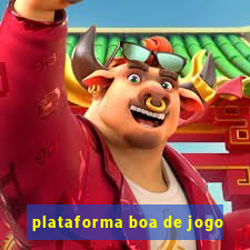 plataforma boa de jogo