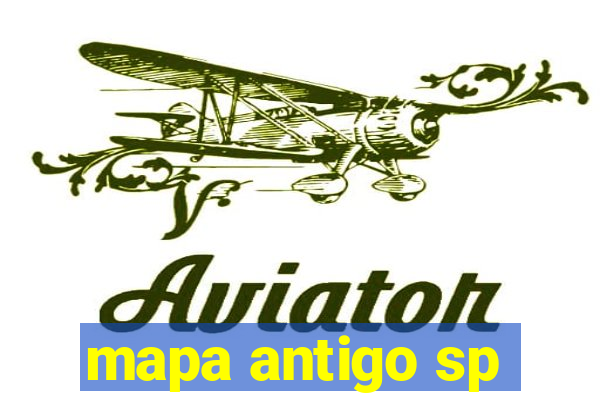 mapa antigo sp