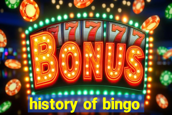 history of bingo