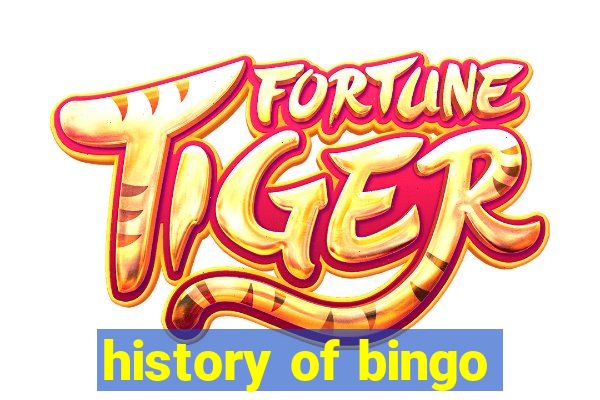 history of bingo