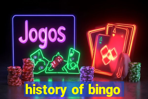 history of bingo