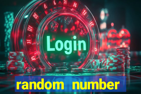 random number generator slot machine