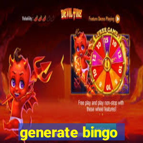 generate bingo