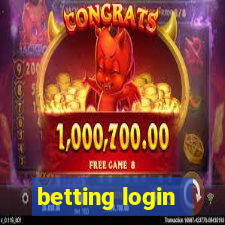 betting login