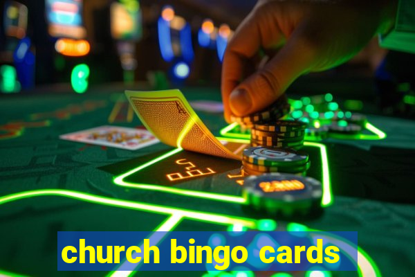 church bingo cards