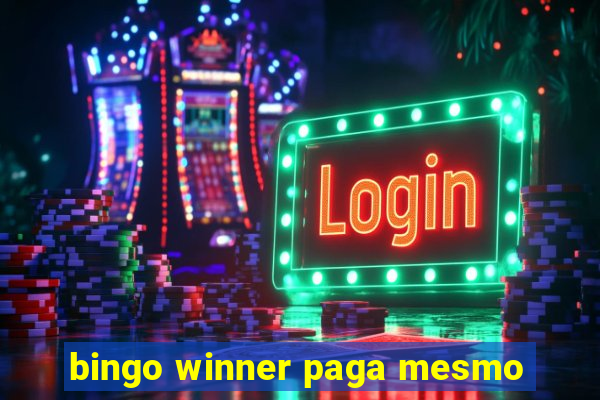 bingo winner paga mesmo