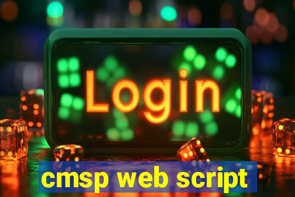 cmsp web script