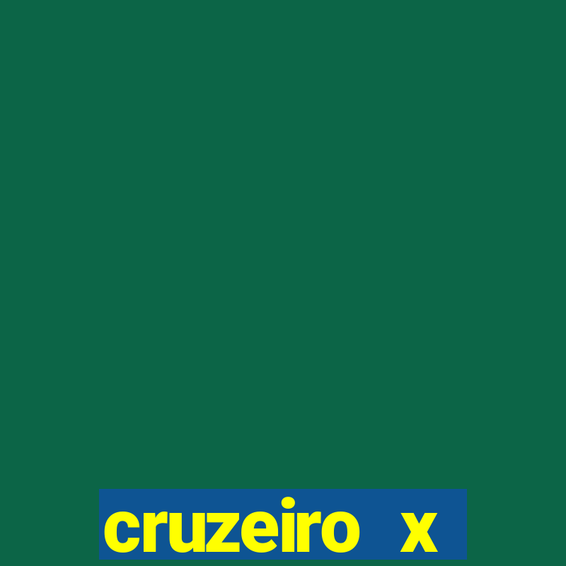 cruzeiro x corinthians palpites