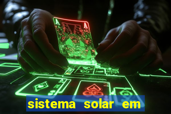 sistema solar em tempo real