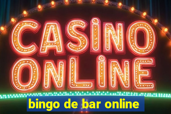 bingo de bar online