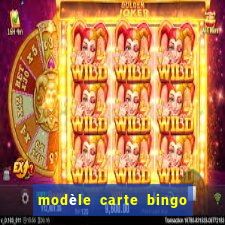 modèle carte bingo quarantaine gratuit