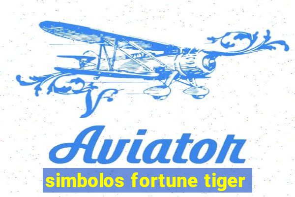 simbolos fortune tiger