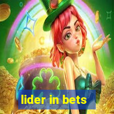 lider in bets