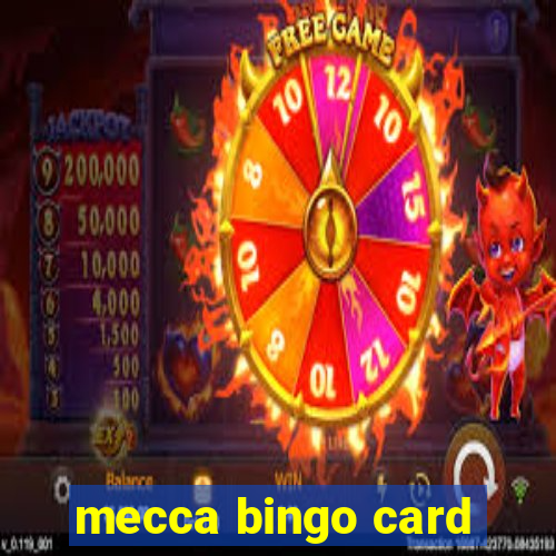 mecca bingo card