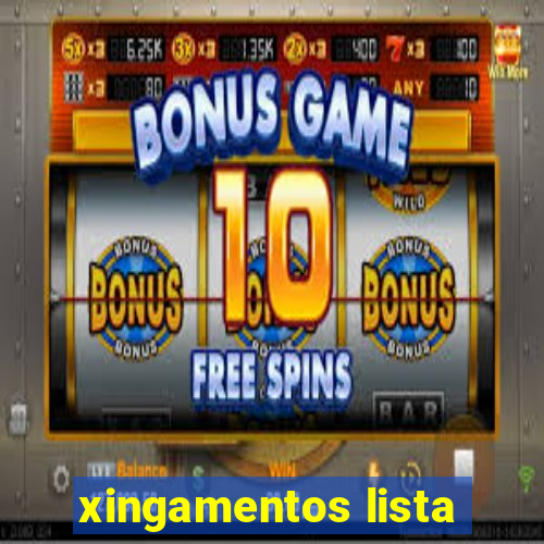 xingamentos lista