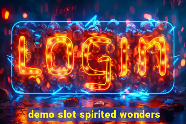 demo slot spirited wonders