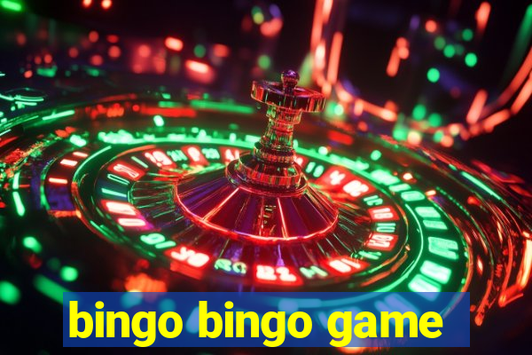 bingo bingo game