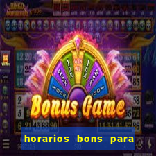 horarios bons para jogar fortune tiger