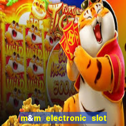 m&m electronic slot machine candy dispenser