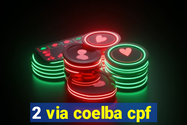 2 via coelba cpf