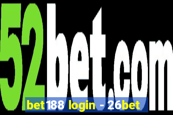 bet188 login - 26bet