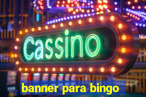 banner para bingo