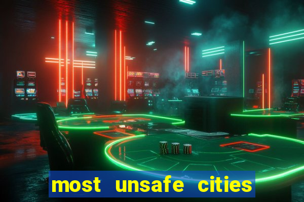 most unsafe cities in us