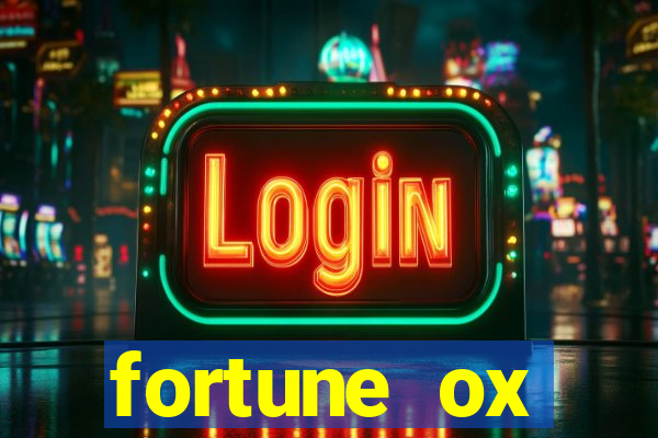 fortune ox plataforma nova