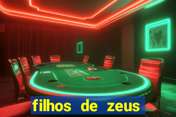 filhos de zeus mitologia grega