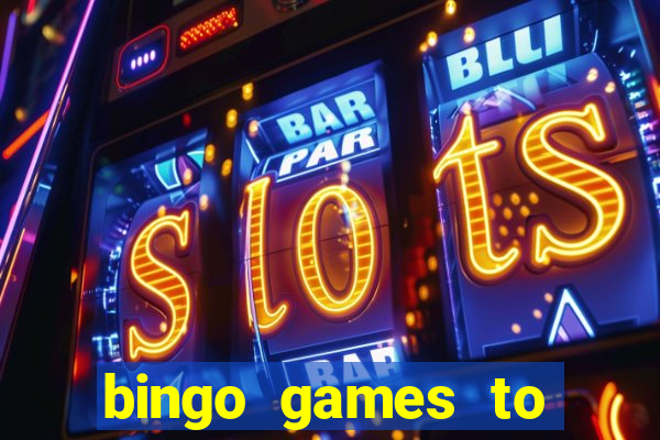 bingo games to play at home