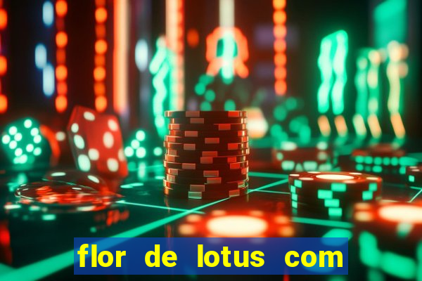 flor de lotus com lua tatuagem